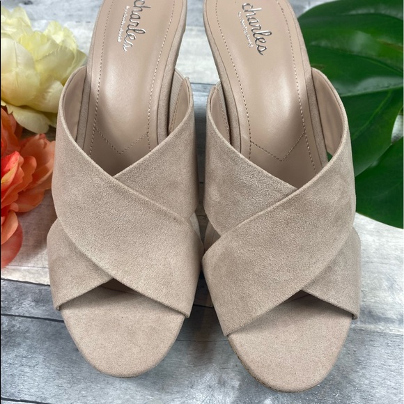 Charles by Charles David Latrice wedge shoes mule - Picture 7 of 7